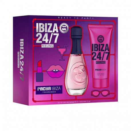 Women's Perfume Set Pacha Ibiza 24/7 Feeling 2 Pieces