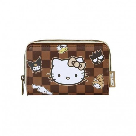 Portfellid Hello Kitty Pruun 10 x 15 x 3 cm