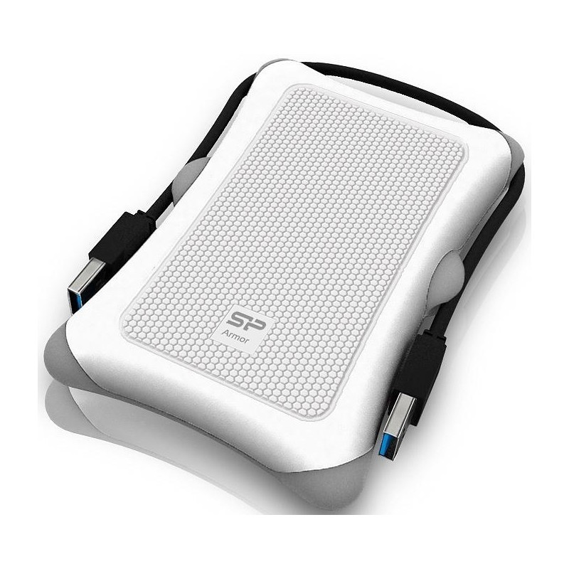 Silicon Power external hard drive 1TB Armor A30, white External HDDs Nordic Digital