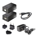 USB-jaotur Startech C15012-USB-EXTENDER Must 50 W