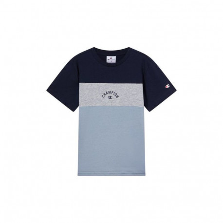 Child's Short Sleeve T-Shirt Champion Icons Plus Blue Sky blue - 7-8 Years