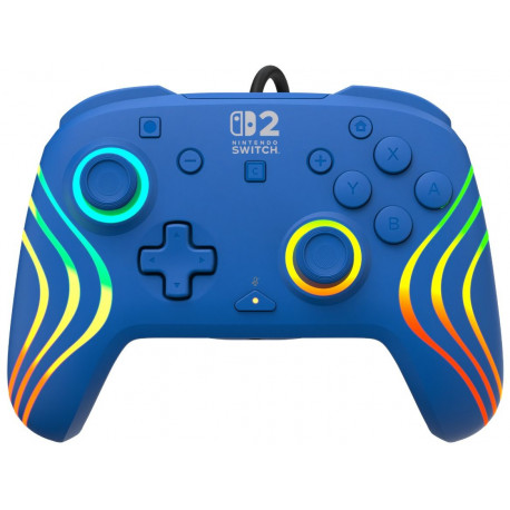 Turtle Beach wired controller Afterglow Wave Nintendo Switch 2, blue