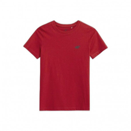 Child's Short Sleeve T-Shirt 4F M291 Red - 12-13 Years
