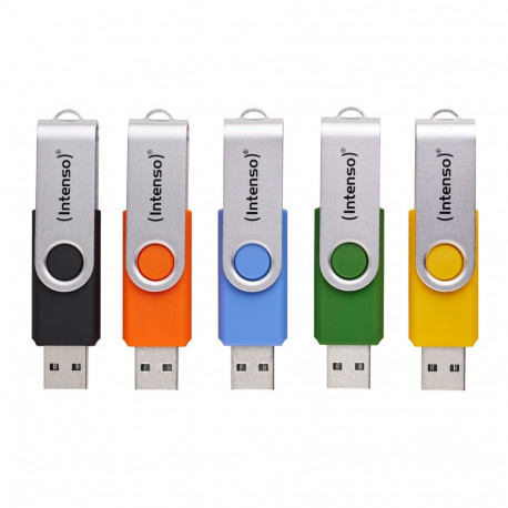 "STICK Intenso Office Line 256GB USB Stick 3.2 Multipack x5 bunt"