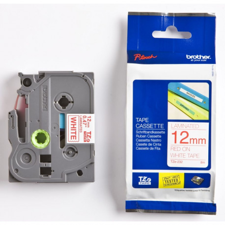 "TZE232 Schriftbandkassette 12mm"