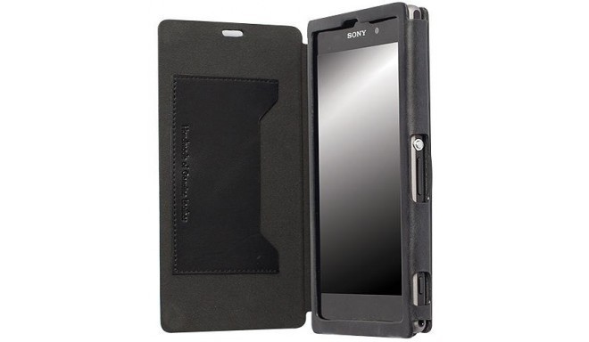 Krusell kaitseümbris Kiruna Xperia Z1-le, must