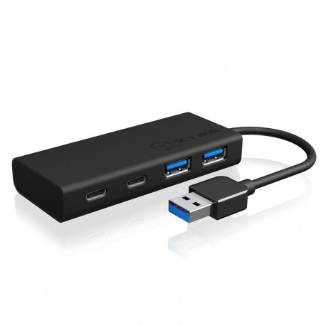 "ICY BOX IB-HUB1426-U3 USB 3.0 HUB 4-Port 2xUSB-C; 2xUSB 3.0"