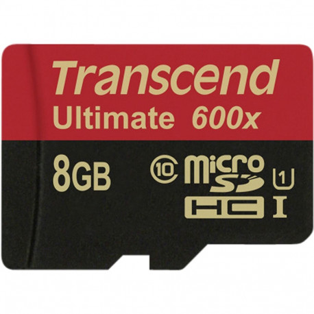 "CARD _Transcend Ultimate 8GB microSDHC UHS-I"