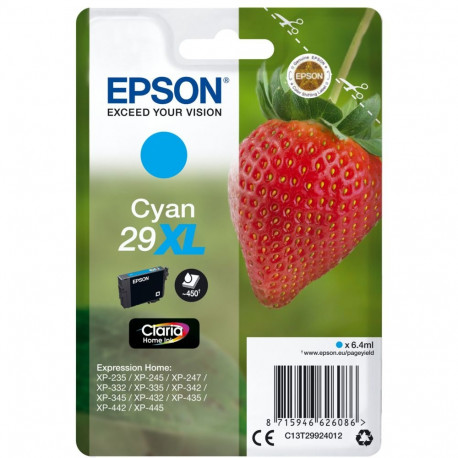 "Epson Tinte 29XL C13T29924012 Cyan"