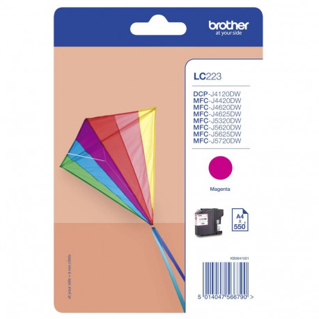 "Brother Tinte LC-223M Magenta bis zu 550 Seiten nach ISO/IEC 24711"
