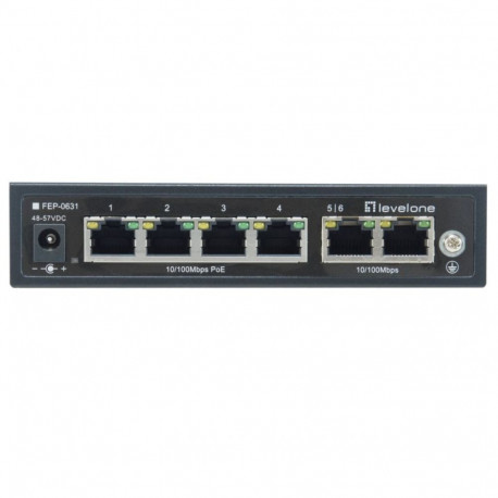 "Switch 6x FE FEP-0631 60W 4xPoE+"