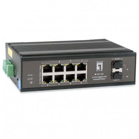 "Switch 8x GE IGP-1031 2xGSFP 240W 8xPoE+"