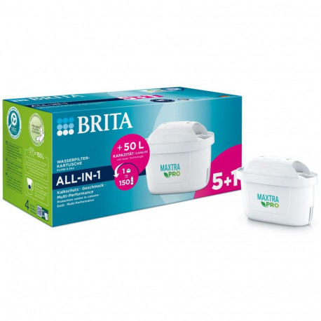 "BRITA Tischwasserfilter Maxtra Pro Filterkartusche 5+1 Pack"