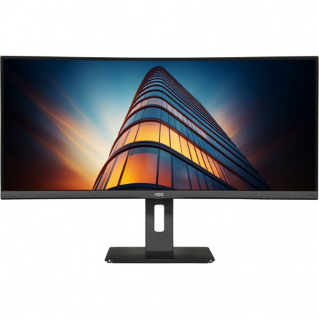 "86,4cm/34'' (3440x1440) AOC Pro-Line CU34P2A 21:9 1ms USB 2xHDMI DisplayPort VESA Speaker 2K UHD Bl