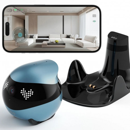 Enabot EBO AIR 2 kodune mobiilne jälgimisrobot sinine