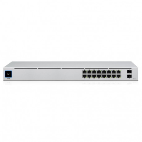 UBIQUITI Switch||USW-16-POE|Type L2|Desktop/pedestal|Rack|16x10Base-T / 100Base-TX / 1000Base-T|2xSF