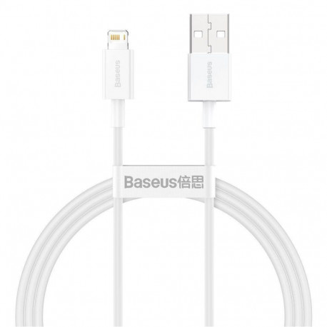 Baseus CABLE LIGHTNING TO USB 1M/WHITE CALYS-A02