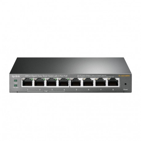 TP-Link Smart Switch TL-SG108PE Web Managed, Desktop, 1 Gbps (RJ-45) ports quantity 4, PoE+ ports qu