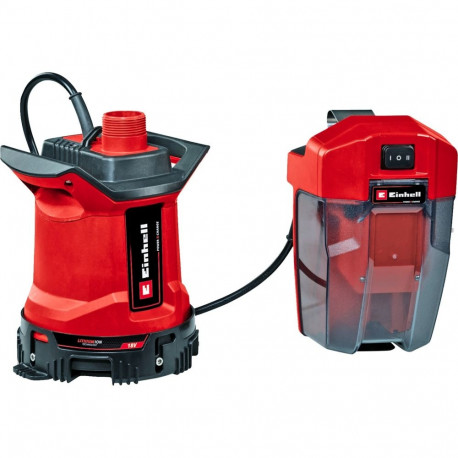 Einhell cordless dirty water pump GE-DP 18/25 LL Li-Solo, 18Volt, submersible / pressure pump (red/b