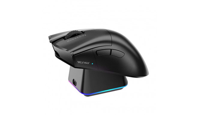 Machenike L8 Max Wireless Gaming Mouse with Charging Station - Black
