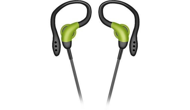 Speedlink earphones Parcour, black/green (SL-8501)