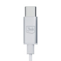 USB-C 3mk Wired Headphones - white