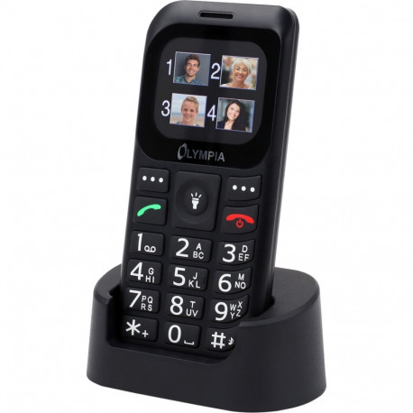 Olympia Mobiltelefon BELLA+              Großtasten  schwarz