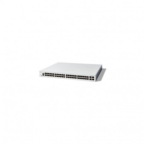 Cisco Catalyst 1200-48T-4X Smart Switch, 48 Port GE, 4x10GE SFP+, Limited Lifetime Protection (C1200