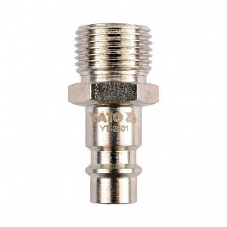 Yato YT-2401 kiirühendus, G3/8, 37mm, Q235 teras, nikkeldatud, GRD