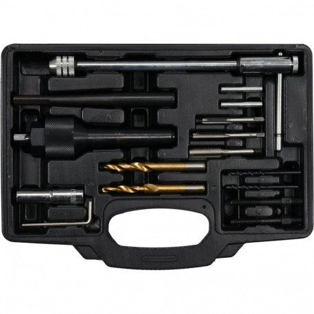 Yato universaalne katkenud küünla ekstraktor YT-05342, 16 tk, CrV, HSS 4241, 3/8" (9.5 mm), katkenud