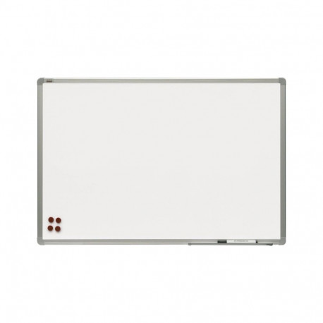 White board 2500x1200mm E3 ceramic glossy surface aluminum frame 2x3