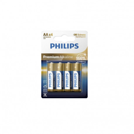 Philips AA LR6 Premium Alkaline Battery 1.5V 4pcs