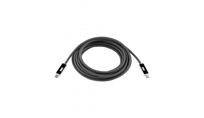 OWC USB4 Active Optical Cable, 40Gb/s, black, max reliability, long distance. 3M
