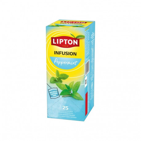 Piparmünditee LIPTON, Infusion, 25 tk x 1,1 g, teekott fooliumis