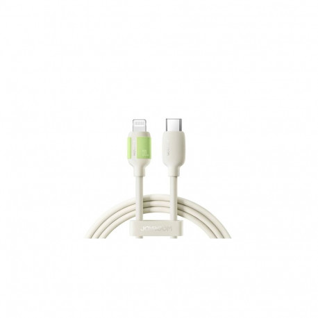 Joyroom Type-C - Lightning Fluorescent Series Cable A53, 30W, 2m, Beige (S-A53)