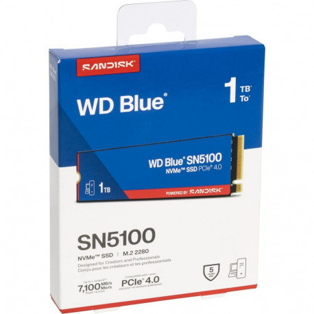 Western Digital Blue SSD 1TB M.2 2280 SN5100 WDS100T5B0E