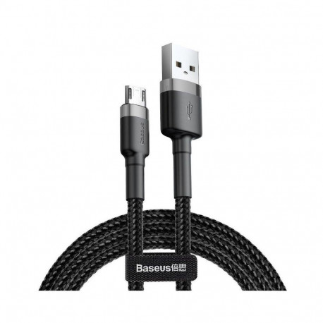 Cable USB A - micro USB 1m QC3.0 Cafule gray+black BASEUS