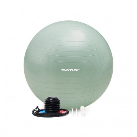 Võimlemispall TUNTURI Gymball 55cm, Anti-Burst, Mint