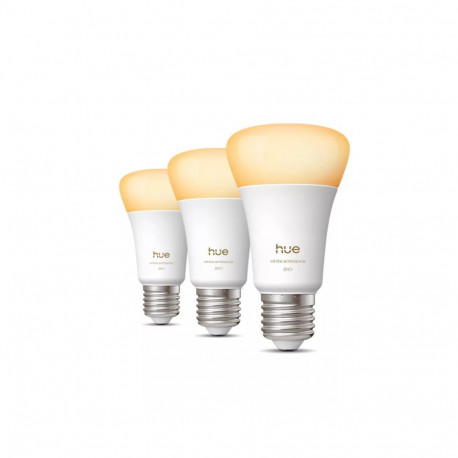 Philips Hue WA 810 A60 3P EU | E27 | 6 W | Warm to cool white light | Bluetooth, Zigbee