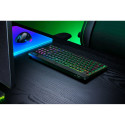Razer | BlackWidow V4 Low-Profile HyperSpeed | Keyboard | Wireless | US | Bluetooth | Black | Green 