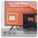 Hyper HyperDrive Next USB4 Type-C jõudluskaabel, 1.2 m HD6500BKGL