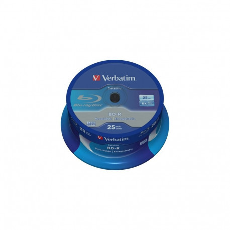 Verbatim DataLife BD-R 25GB 6x Speed (25 Pack Spindle) - Part #43837
This is a tech