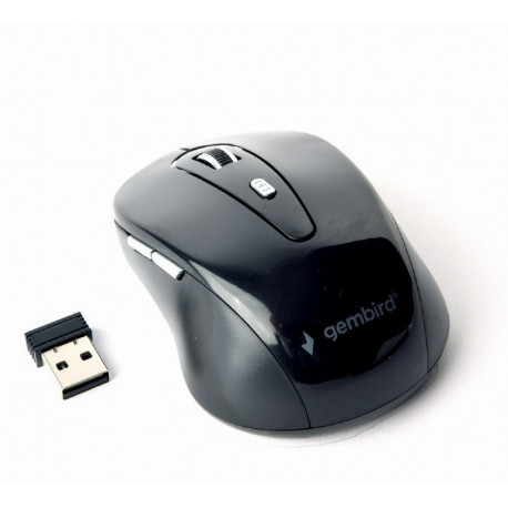 Product Title: 6-Button Wireless Optical Mouse - Black