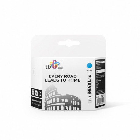 Ink HP PS B8550 Cyan remanufactured TBH-364XLCR