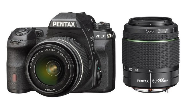 Pentax K-3 + 18-55mm + 50-200mm WR komplekts