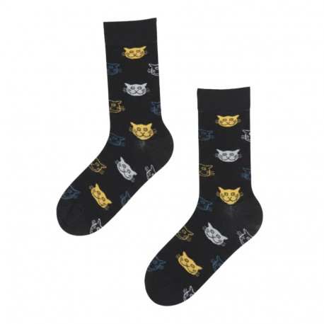 SOKISAHTEL SIIM puuvillased kassidega sokid 446