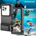 TECH-PROTECT IPX8 PRO UNIVERSAL DIVING WATERPROOF CASE GREY/BLACK