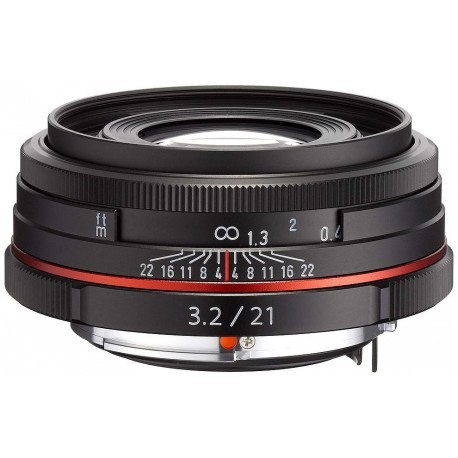 HD Pentax DA 21mm f/3.2 AL Limited objektīvs, melns