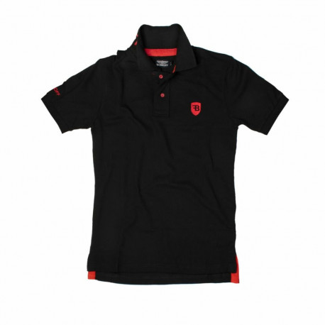Men’s Short Sleeve Polo Shirt Bobroff Black - L