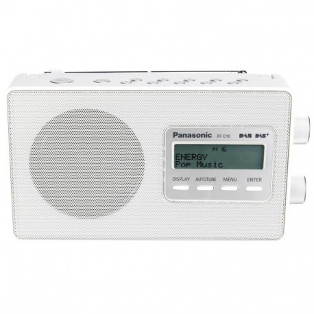 "Panasonic RF-D10EG Tragbares DAB-Radio 2 Watt silver"